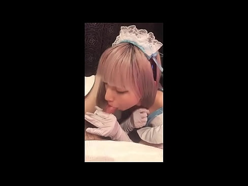 ❤️ Японский идол [mayuka], костюм французской горничной, часть 1, минет и дрочка с лосьоном ️ Домашнее порно на нашем сайте